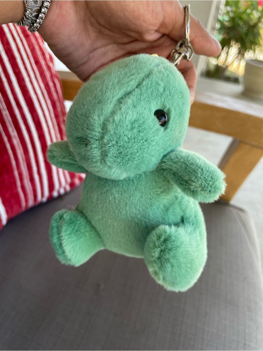 Plush Mint Green Small Pet Keychain Plush Toy